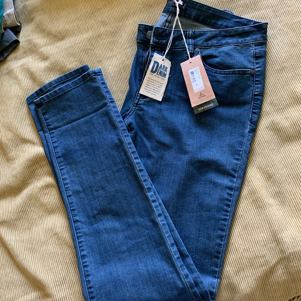 Womens Prana Dark Wash Kara Jean